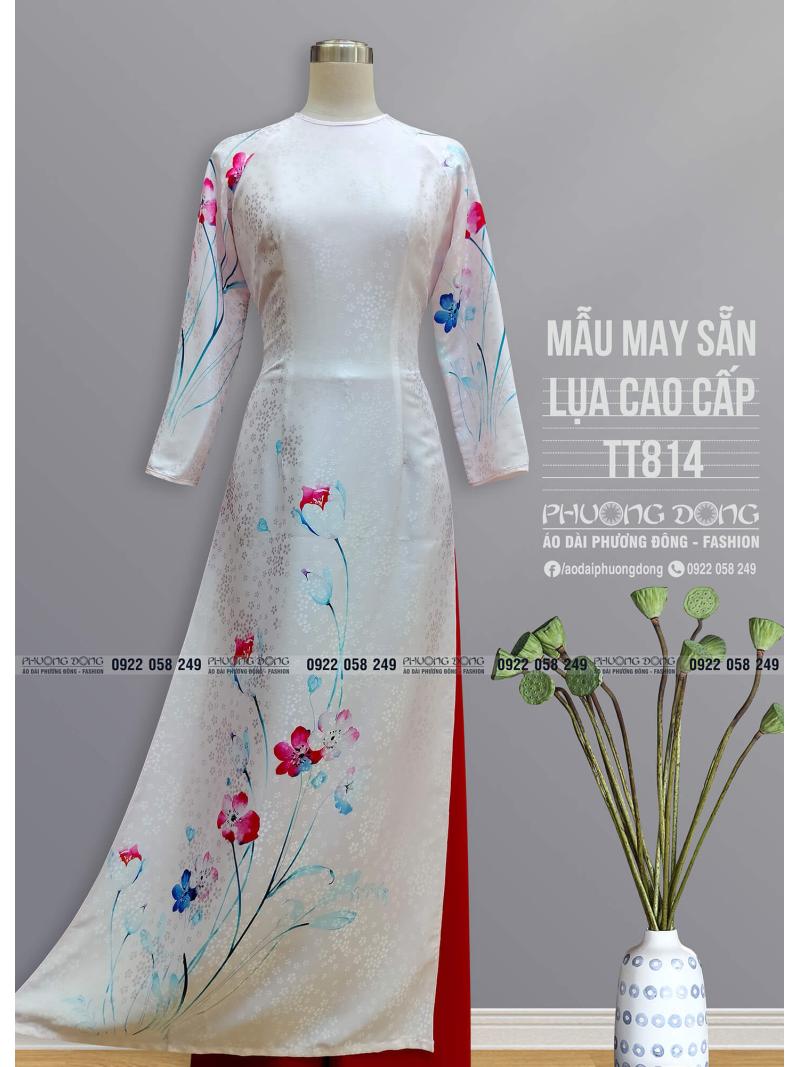 Áo Dài Truyền Thống Lụa Cao Cấp TT814